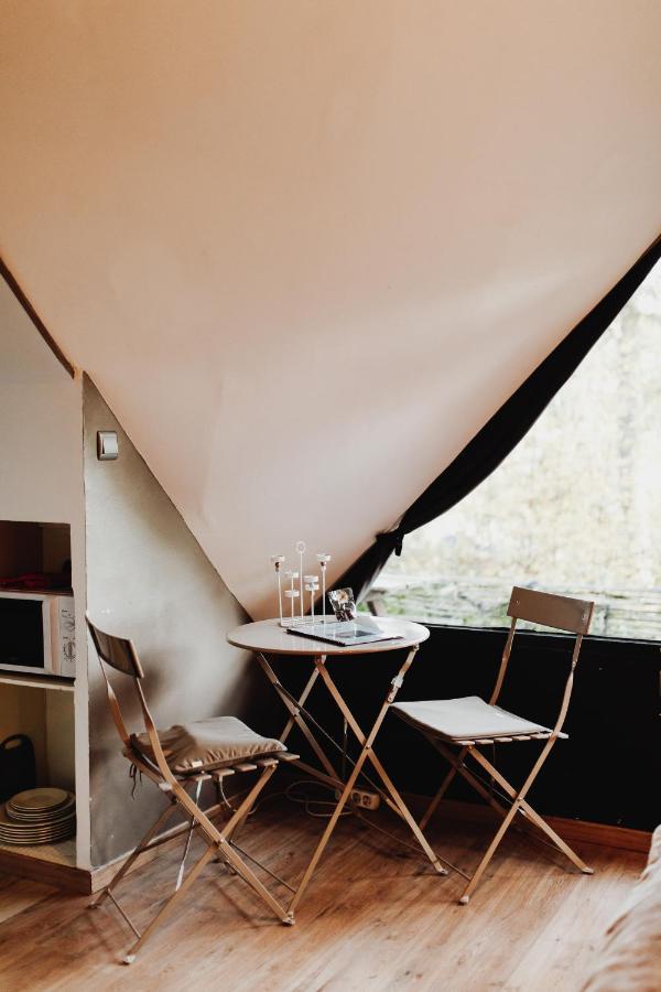 Gesves Chalet Scandinave Avec Sauna Ir - In The Woods מראה חיצוני תמונה