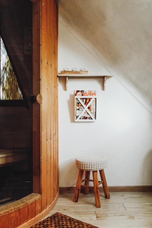 Gesves Chalet Scandinave Avec Sauna Ir - In The Woods מראה חיצוני תמונה