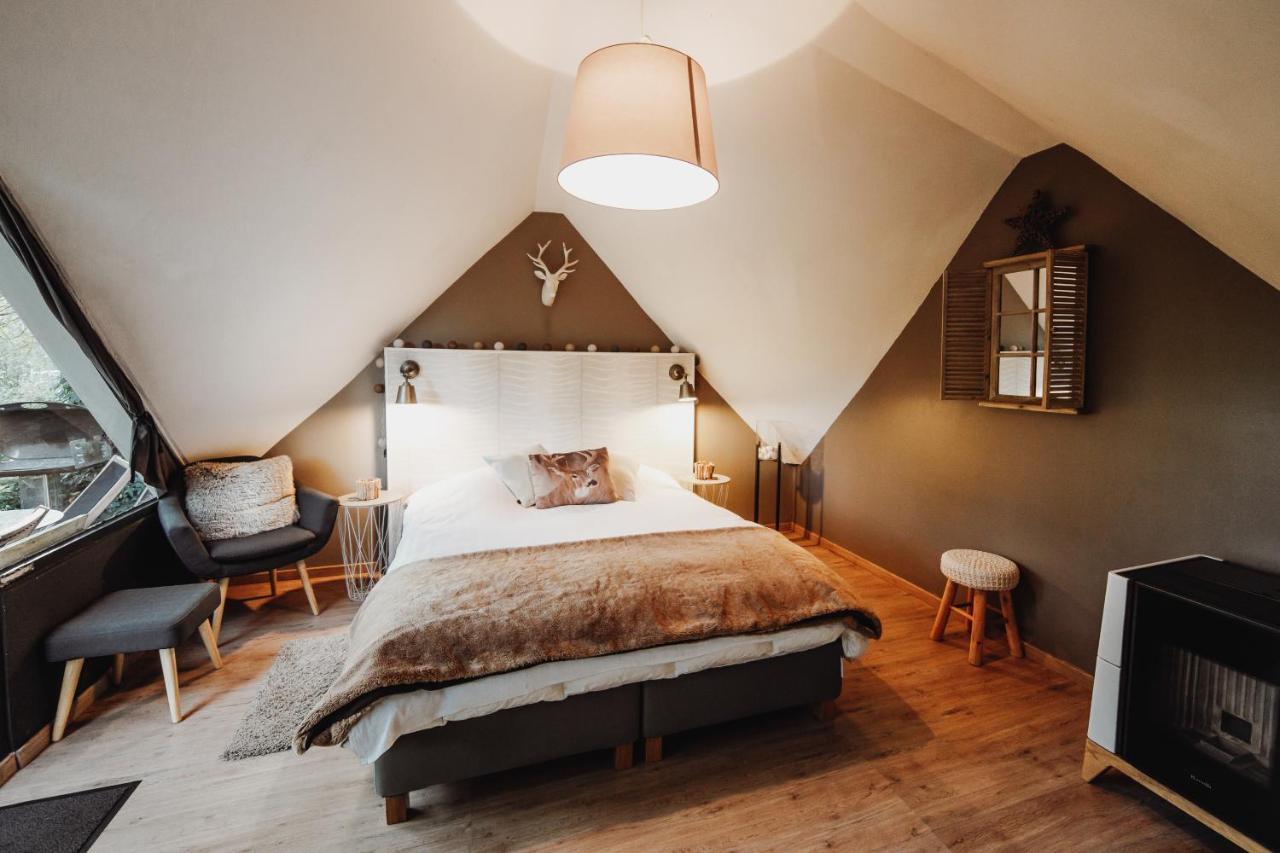 Gesves Chalet Scandinave Avec Sauna Ir - In The Woods מראה חיצוני תמונה
