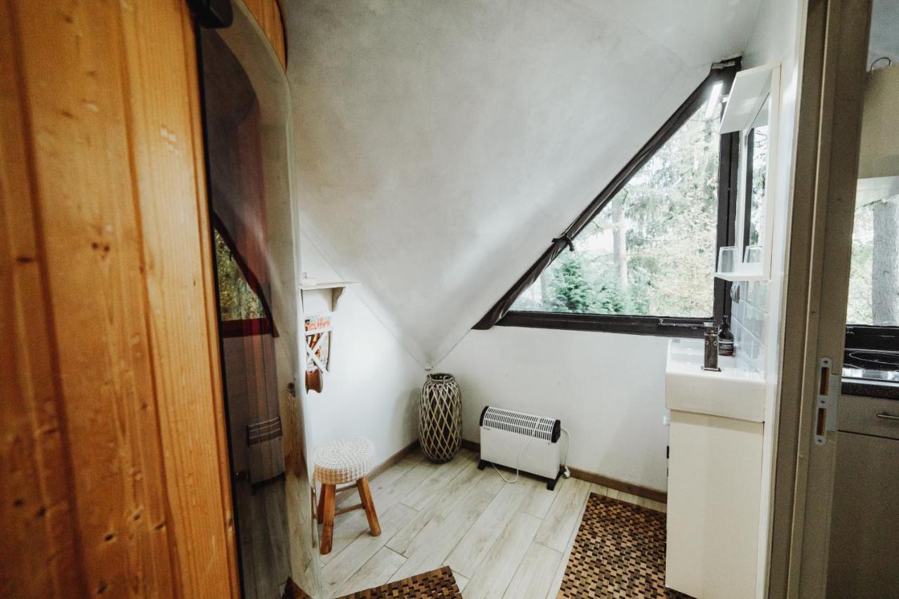 Gesves Chalet Scandinave Avec Sauna Ir - In The Woods מראה חיצוני תמונה